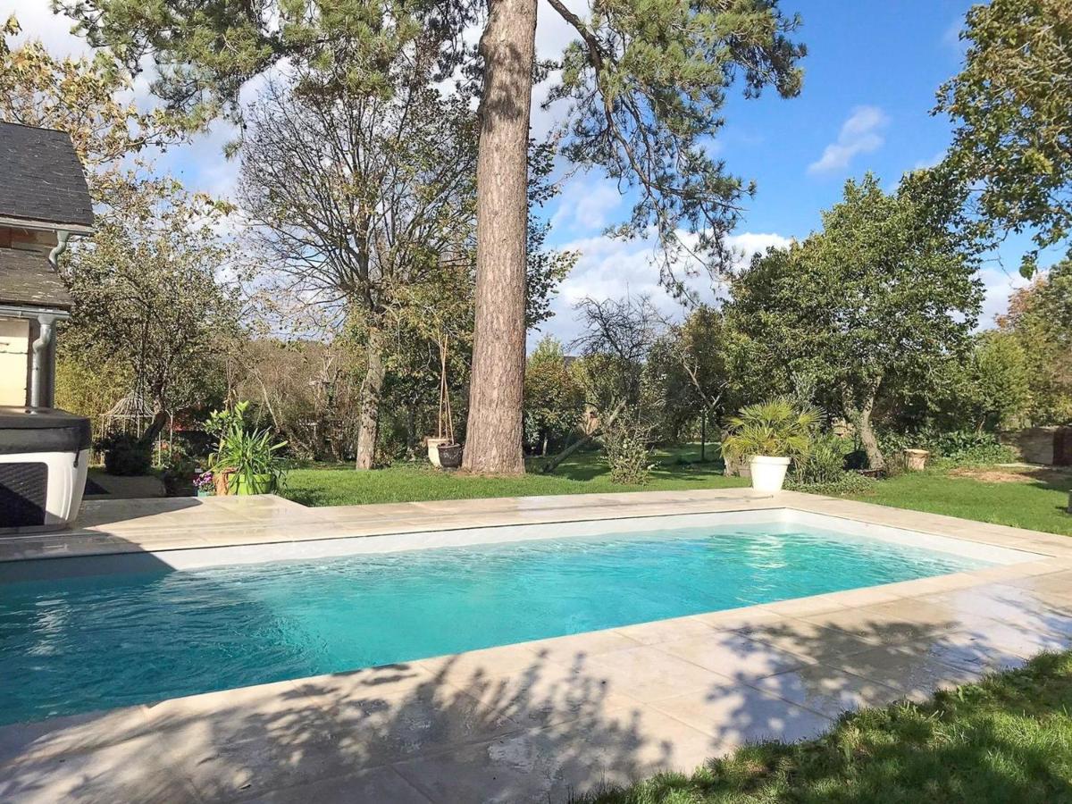 Faye-d'Anjou Maison De Maitre Avec Piscine Et Jardin - Coeur Des Coteaux Du Layon, Proche Angers Et Saumur - Fr-1-622-55 B&B 외부 사진